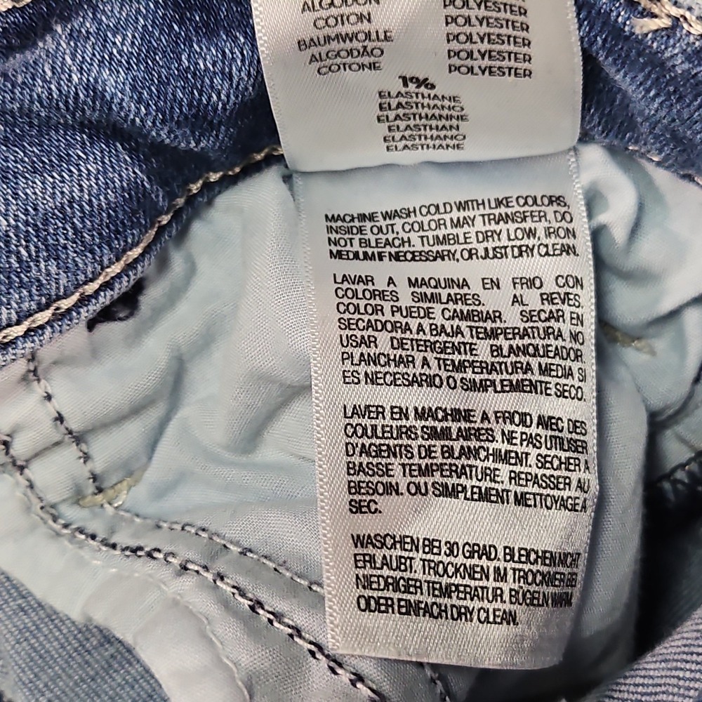Mother The Hustler Ankle Flare Jeans Womens 25 Blue Fade Denim Made in USA - Picture 12 of 16